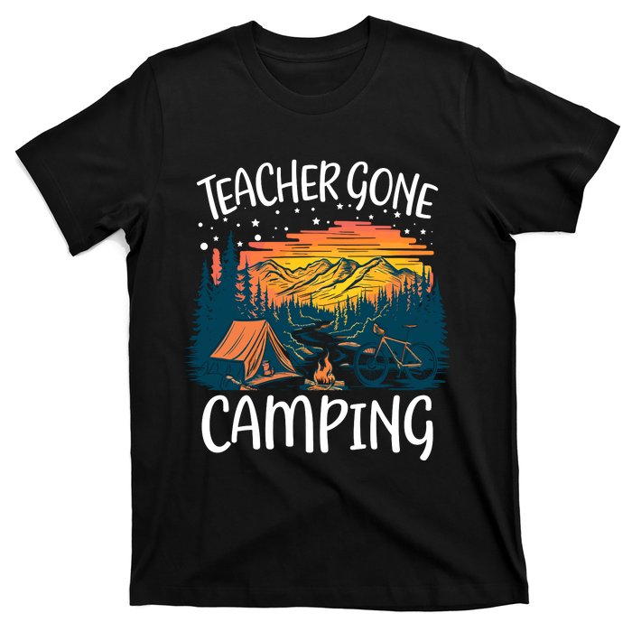 Best Teacher Gone Camping T-Shirt