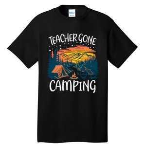 Best Teacher Gone Camping Tall T-Shirt