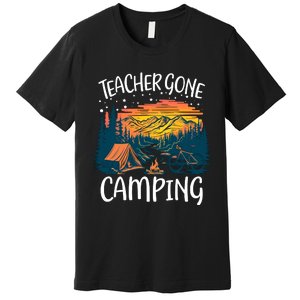 Best Teacher Gone Camping Premium T-Shirt