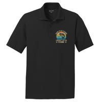 Born To Go Fishing Forced School Funny Fishing PosiCharge RacerMesh Polo