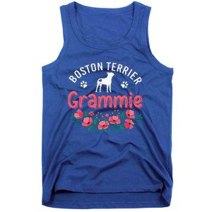 Boston Terrier Grammie Gifts Mom Funny Dog Lover Christmas Tank Top