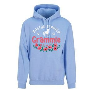 Boston Terrier Grammie Gifts Mom Funny Dog Lover Christmas Unisex Surf Hoodie