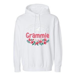 Boston Terrier Grammie Gifts Mom Funny Dog Lover Christmas Garment-Dyed Fleece Hoodie