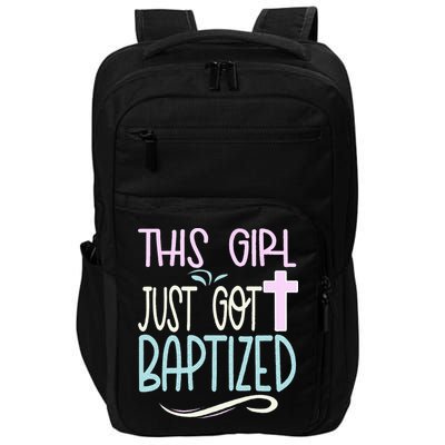 Baptism This Girl Baptized Christian 23 Impact Tech Backpack