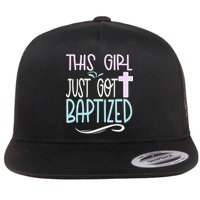 Baptism This Girl Baptized Christian 23 Flat Bill Trucker Hat