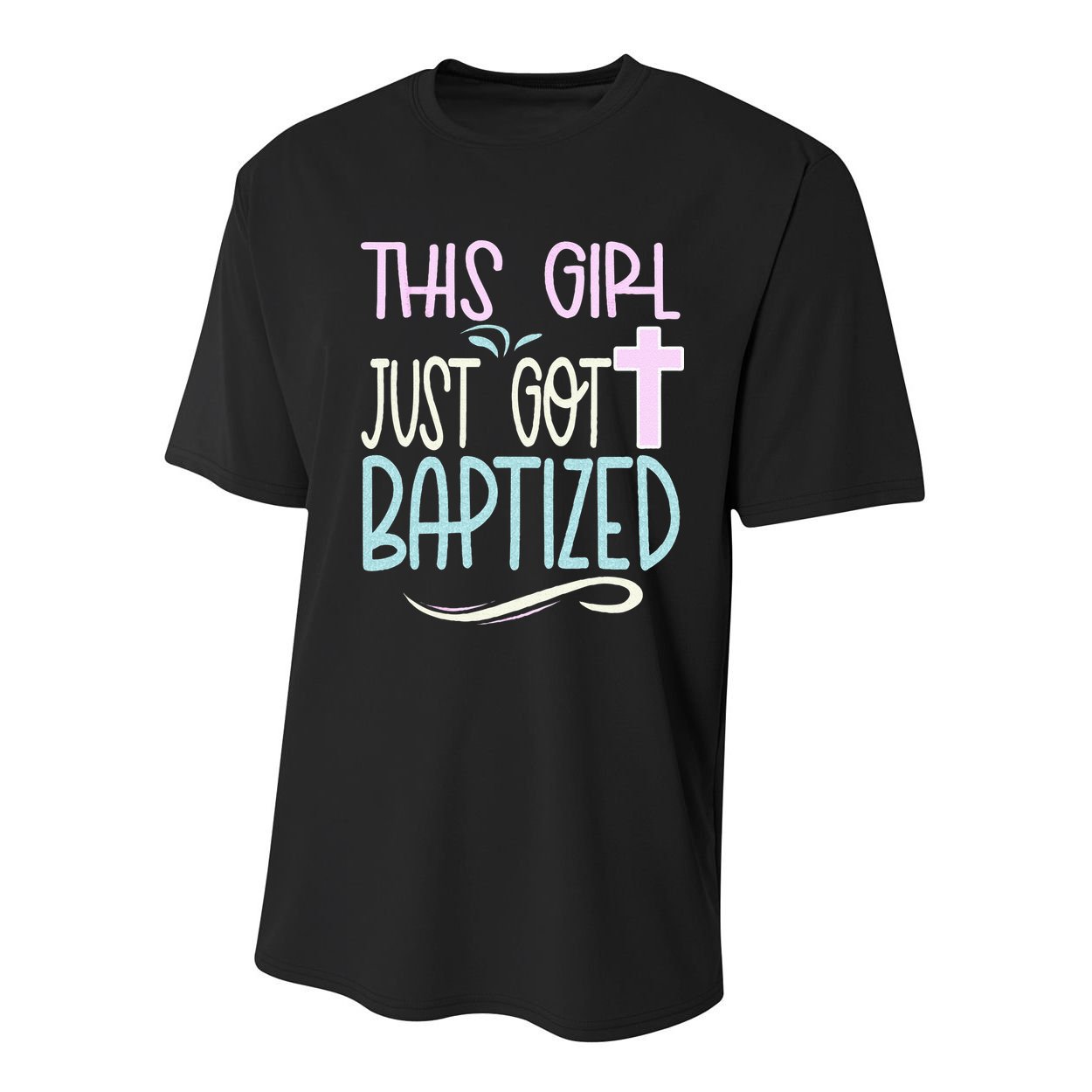 Baptism This Girl Baptized Christian 23 Youth Performance Sprint T-Shirt