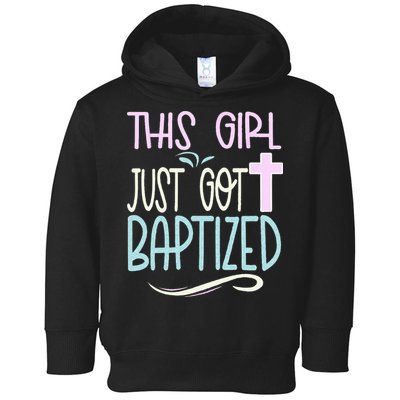 Baptism This Girl Baptized Christian 23 Toddler Hoodie
