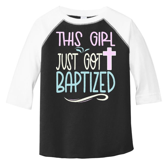 Baptism This Girl Baptized Christian 23 Toddler Fine Jersey T-Shirt