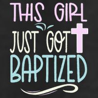 Baptism This Girl Baptized Christian 23 Golf Towel