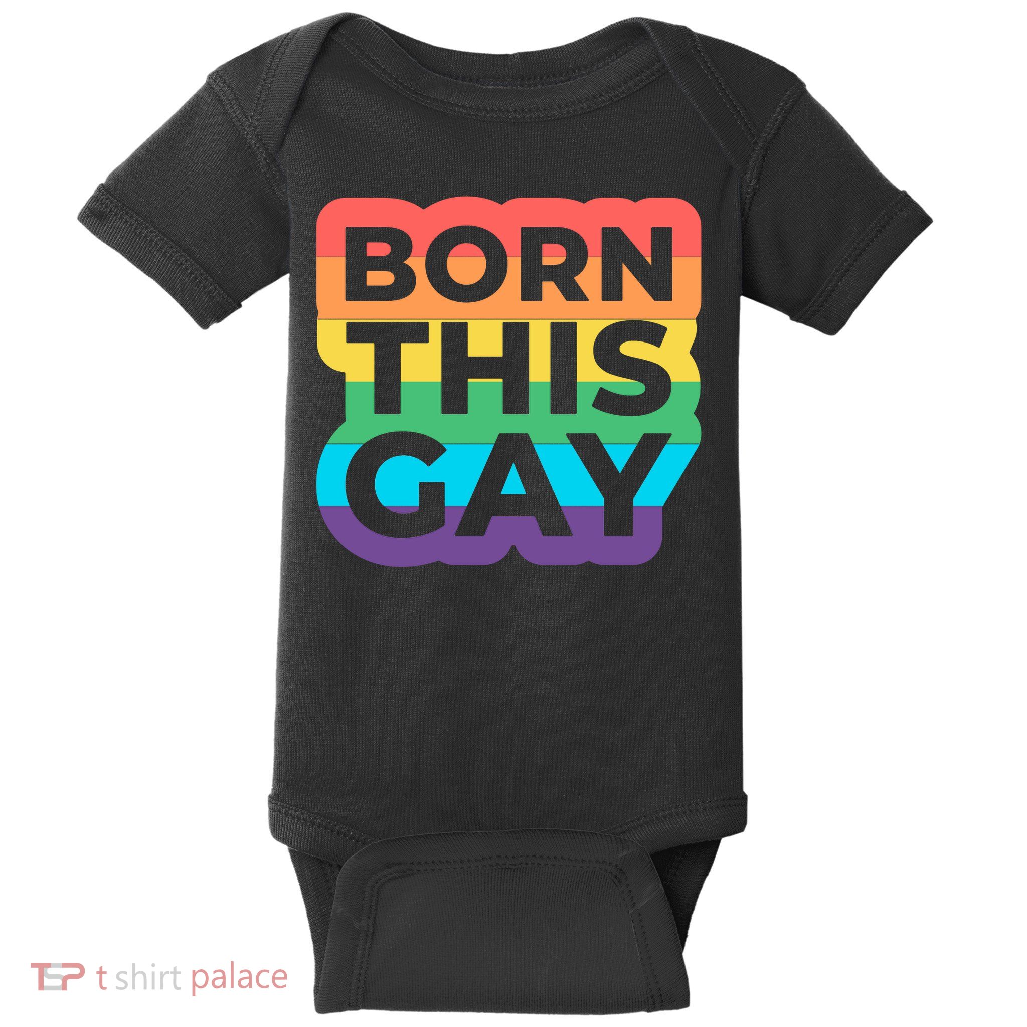 Born This Gay LGBTQ Pride Baby Bodysuit