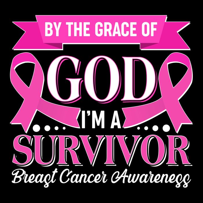 By The Grace Of God I'm A Survivor Breast Cancer Awareness Tie-Dye T-Shirt