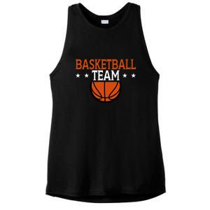 Basketball Team Gift For Basketball Player Sport Team Ladies PosiCharge Tri-Blend Wicking Tank