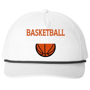 Basketball Team Gift For Basketball Player Sport Team Snapback Five-Panel Rope Hat