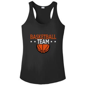 Basketball Team Gift For Basketball Player Sport Team Ladies PosiCharge Competitor Racerback Tank