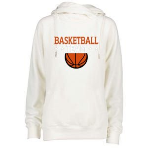 Basketball Team Gift For Basketball Player Sport Team Womens Funnel Neck Pullover Hood