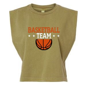 Basketball Team Gift For Basketball Player Sport Team Garment-Dyed Women's Muscle Tee