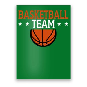 Basketball Team Gift For Basketball Player Sport Team Poster