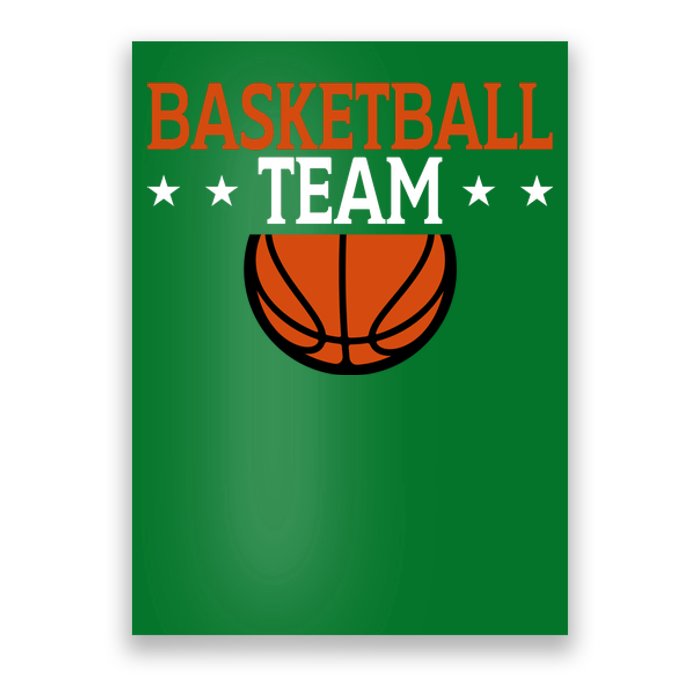 Basketball Team Gift For Basketball Player Sport Team Poster