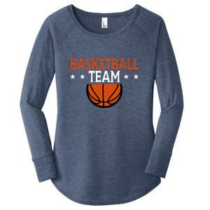 Basketball Team Gift For Basketball Player Sport Team Women's Perfect Tri Tunic Long Sleeve Shirt