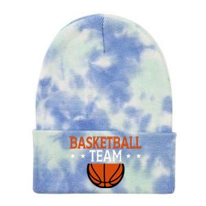 Basketball Team Gift For Basketball Player Sport Team Tie Dye 12in Knit Beanie