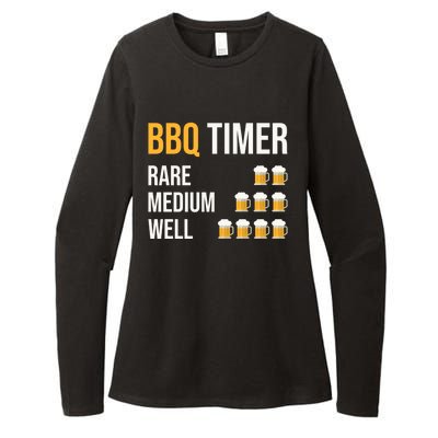 Bbq Timer Grilling Barbecue Grill Barbecue Gift Womens CVC Long Sleeve Shirt