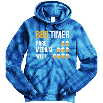 Bbq Timer Grilling Barbecue Grill Barbecue Gift Tie Dye Hoodie