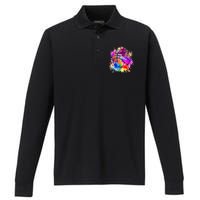 Basketball Teenagers Girls Teens Wo Baller Dunking Performance Long Sleeve Polo