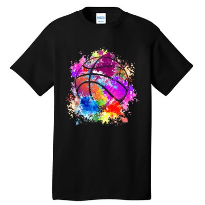 Basketball Teenagers Girls Teens Wo Baller Dunking Tall T-Shirt