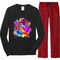 Basketball Teenagers Girls Teens Wo Baller Dunking Long Sleeve Pajama Set