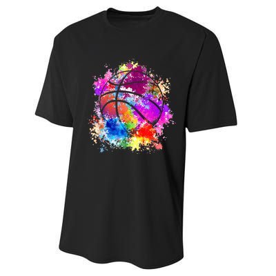 Basketball Teenagers Girls Teens Wo Baller Dunking Performance Sprint T-Shirt