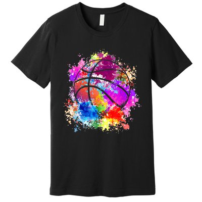 Basketball Teenagers Girls Teens Wo Baller Dunking Premium T-Shirt