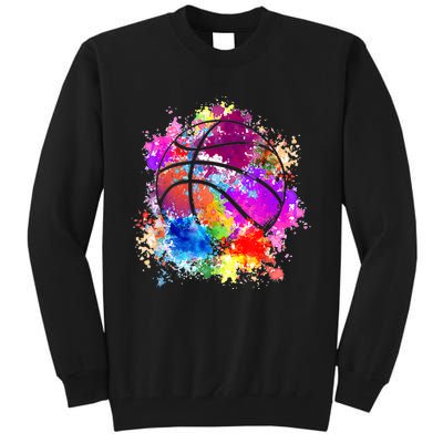 Basketball Teenagers Girls Teens Wo Baller Dunking Tall Sweatshirt