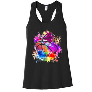 Basketball Teenagers Girls Teens Wo Baller Dunking Women's Racerback Tank