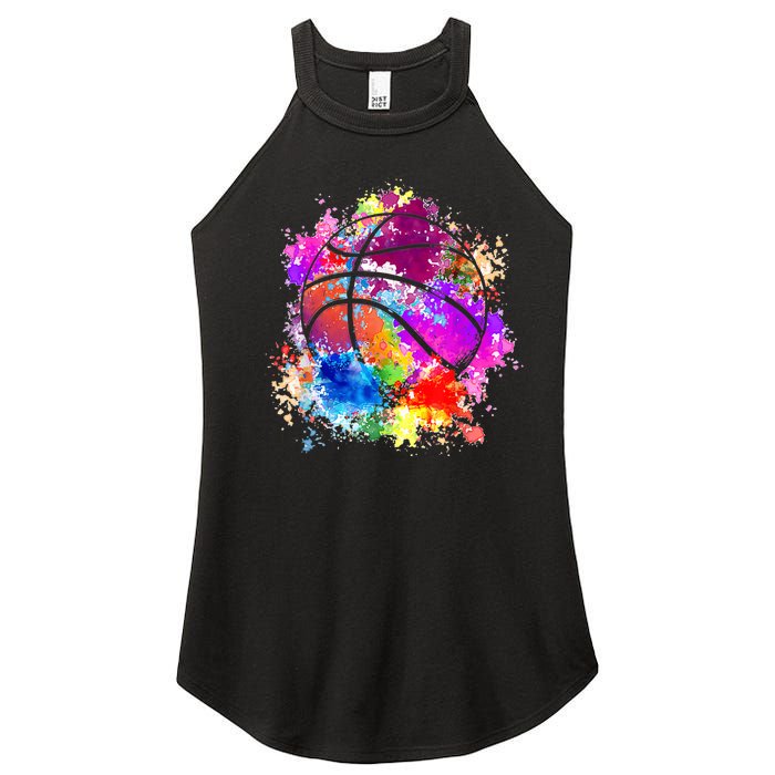 Basketball Teenagers Girls Teens Wo Baller Dunking Women's Perfect Tri Rocker Tank