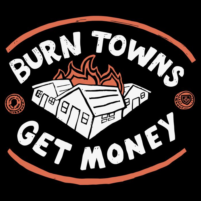 Burn Towns Get Money Long Sleeve Shirt