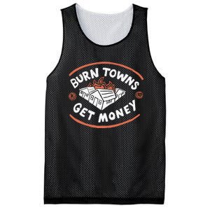 Burn Towns Get Money Mesh Reversible Basketball Jersey Tank