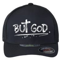 But The God Flexfit Unipanel Trucker Cap