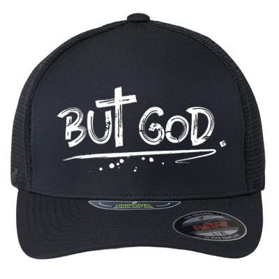 But The God Flexfit Unipanel Trucker Cap