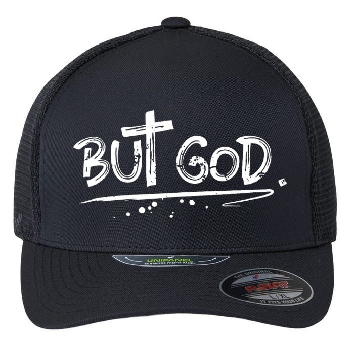 But The God Flexfit Unipanel Trucker Cap