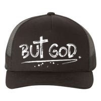 But The God Yupoong Adult 5-Panel Trucker Hat