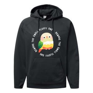 Beware The Green Cheek Conure Performance Fleece Hoodie