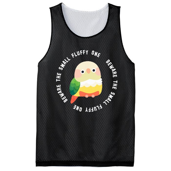 Beware The Green Cheek Conure Mesh Reversible Basketball Jersey Tank