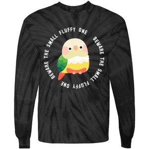 Beware The Green Cheek Conure Tie-Dye Long Sleeve Shirt