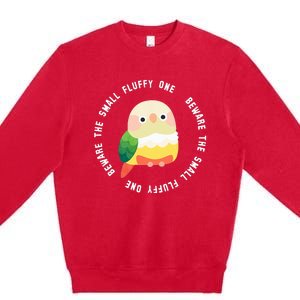 Beware The Green Cheek Conure Premium Crewneck Sweatshirt