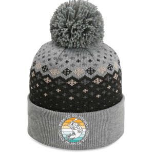 Born To Go Fishing Forced To Go To School Funny Fishing The Baniff Cuffed Pom Beanie