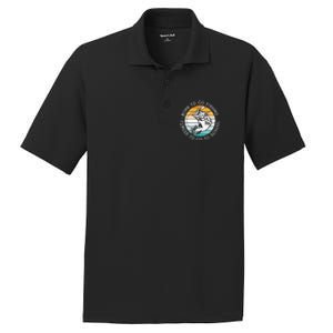 Born To Go Fishing Forced To Go To School Funny Fishing PosiCharge RacerMesh Polo