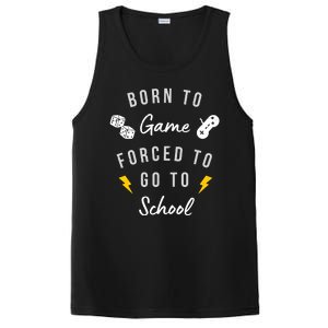 Born To Game Forced To Go To School Gamer PosiCharge Competitor Tank