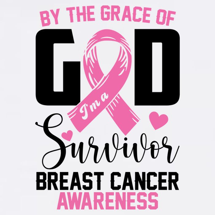 By The Grace God Im A Survivor Breast Cancer Awareness Doggie Tank