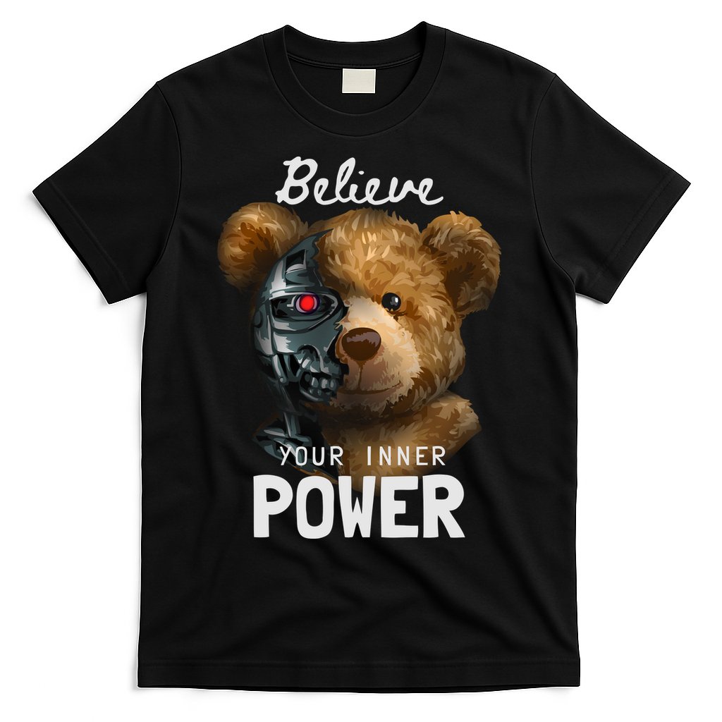 Bear Toy Half Robot T-Shirt