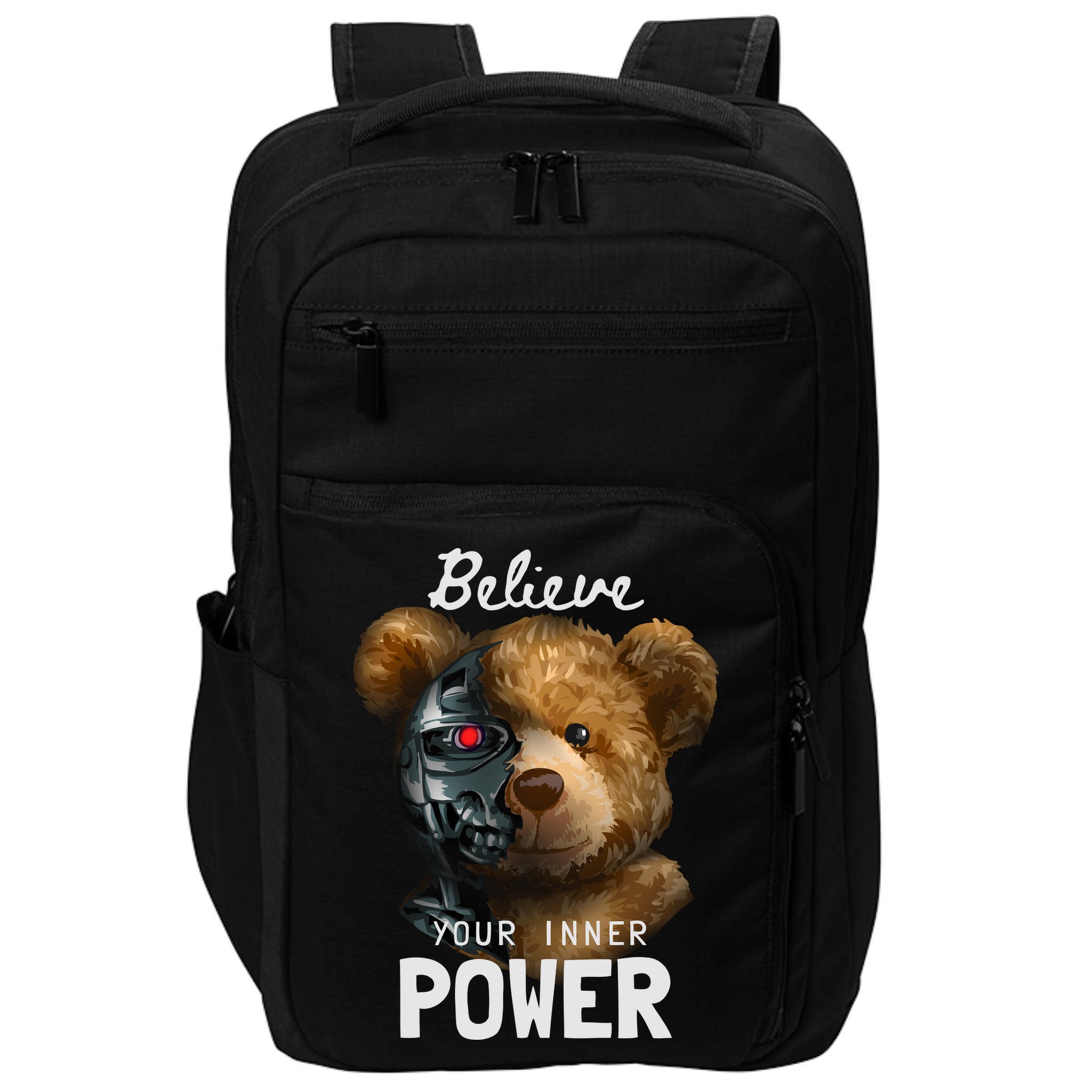 Bear Toy Half Robot Impact Tech Backpack